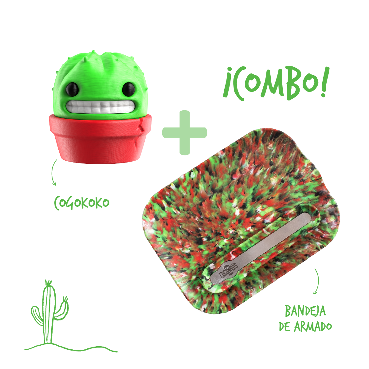 Combo Bandeja de armado + Grinder Cogonauts