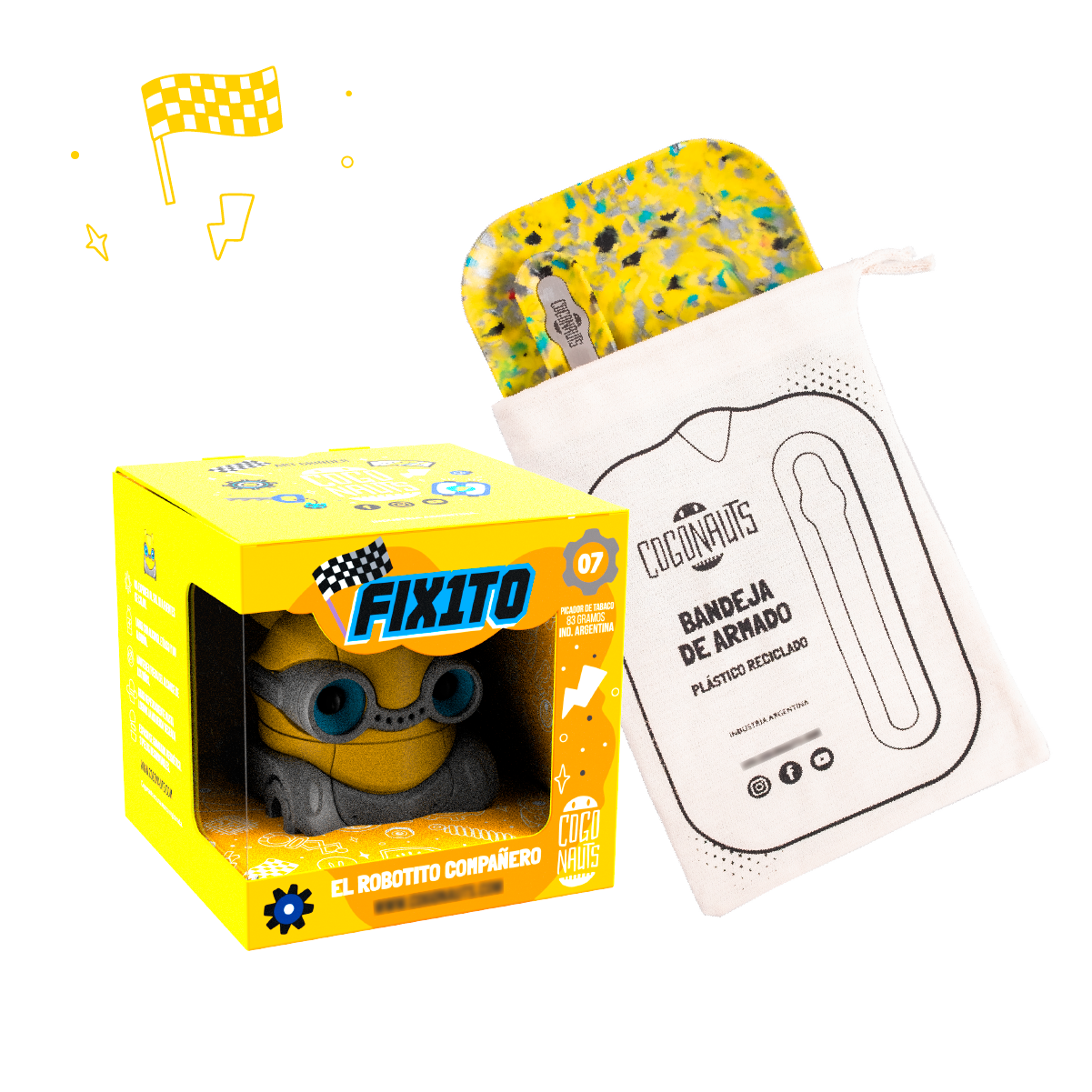 Combo Bandeja de armado + Grinder Cogonauts